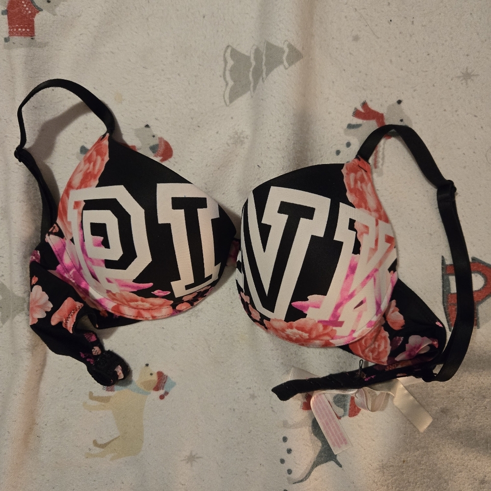 Pink Wear everywhere pushup bra size 32c